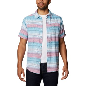 Columbia Muške Košulje - Red Bird Falls Short Sleeve Visebojne | TYZJ-39156